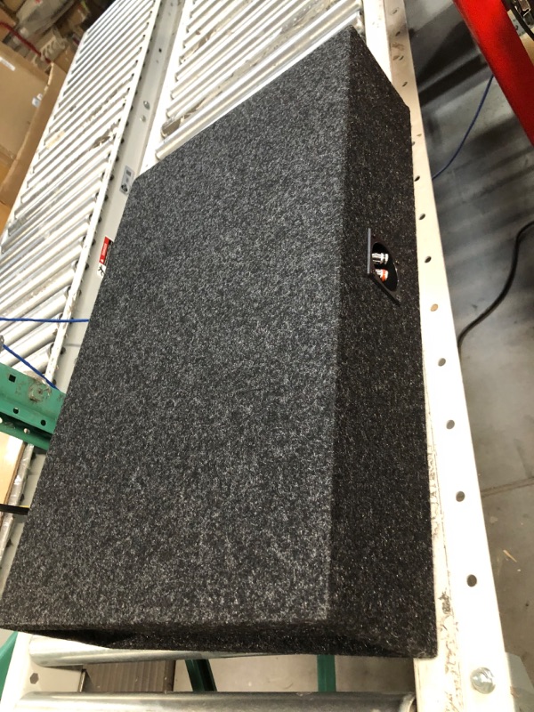Photo 1 of Atrend 12SME 12” Single Sealed/Shallow Mount Subwoofer Enclosure, Charcoal SEALED 12"
