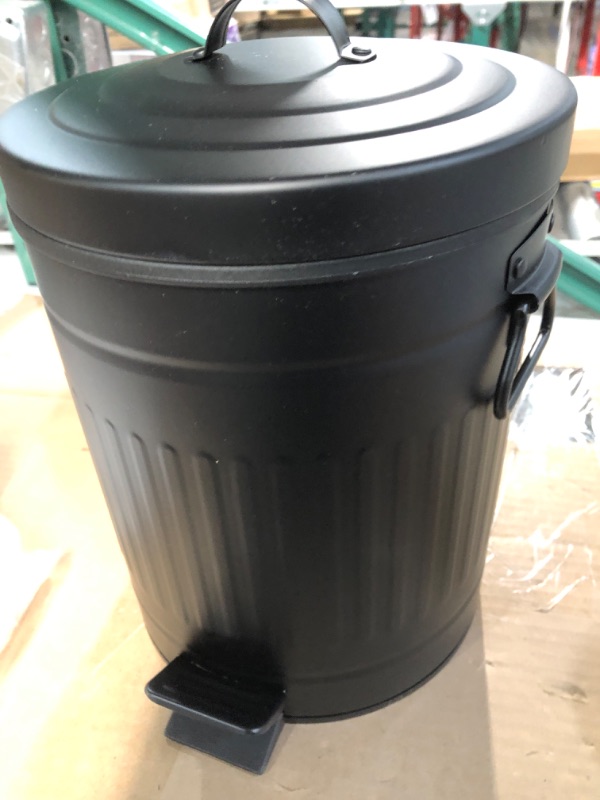 Photo 3 of  Round Small Trash Can with Lid 