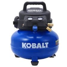 Photo 1 of Kobalt 6-Gallons Portable 150 PSI Pancake Air Compressor