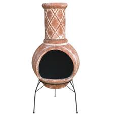 Photo 1 of **CRACKED - SEE PHOTOS**
Style Selections 45.3-in H x 18.9-in D x 18.9-in W Terracotta Clay Chiminea
