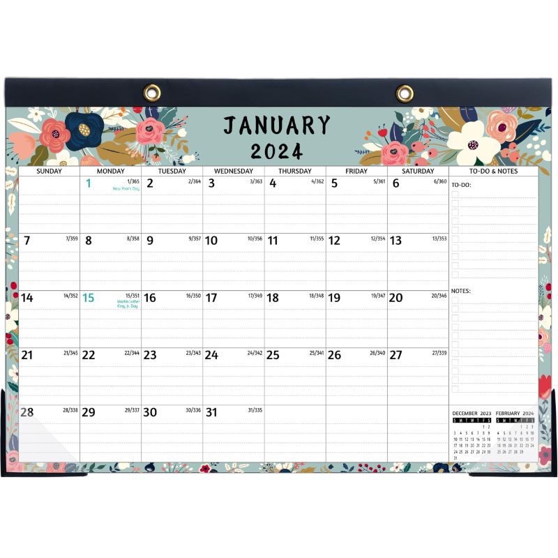 Photo 1 of ***BUNDLE PACK OF 2 BOB REFUNDABLE**
Desk Calendar 2024-2025 (17'' x 12'', 2)