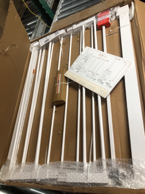 Photo 1 of Safety 1st Easy Install 36" Extra Tall & Wide Gate, Fits Between 29'"And 47" 1 Count (Pack of 1) Extra Tall and Wide White