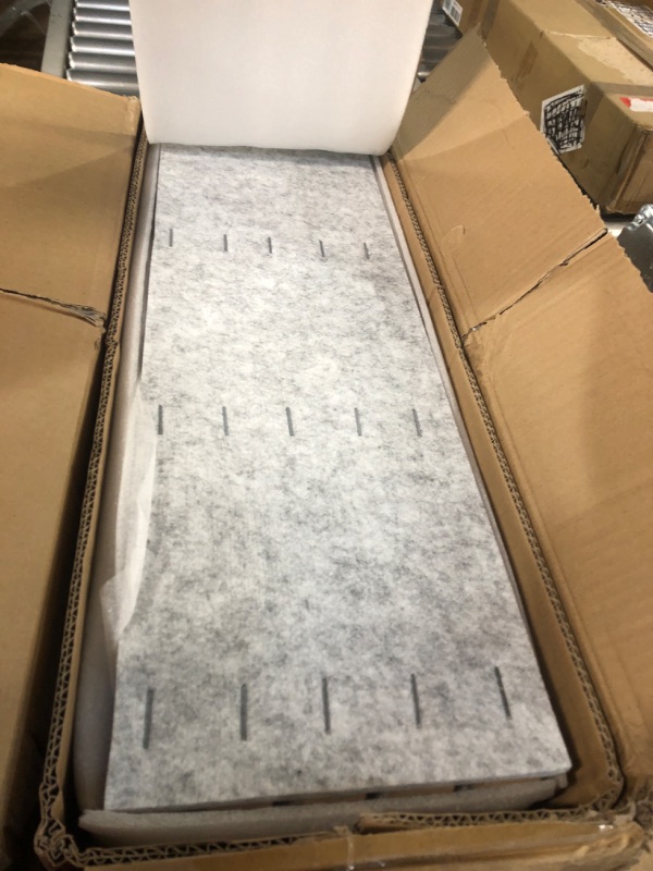Photo 1 of Art3d Wood Slat Acoustic Panels for Stylish Decor and Noise Reduction, 3D Textured Panel for Ceiling and Wall, 