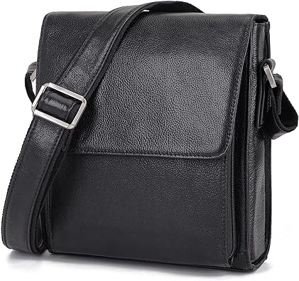 Photo 1 of Leather Messenger Shoulder Crossbody Bag 