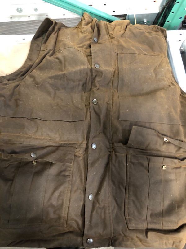 Photo 2 of Outback Trading Company Men's Deer Hunter Vest (Brown) (XXL)