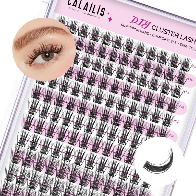 Photo 1 of ***BUNDLE PACK OF 2 NON REFUNDABLE***
CALAILIS Cluster Lashes Pack of 1) HD19-144Pcs