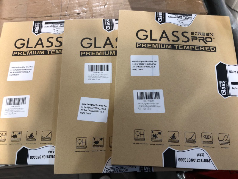 Photo 2 of ***BUNDLE PACK OF 3 NON REFUNDABLE 
[2+2 Pack] Tempered Glass Screen Protector for iPad Pro 