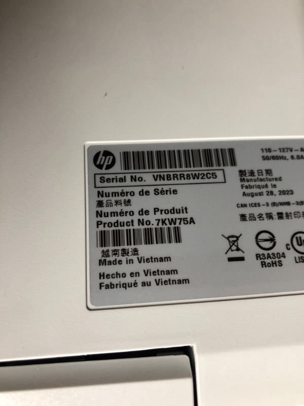 Photo 2 of HP Color LaserJet Pro M283fdw Wireless All-in-One Laser Printer White