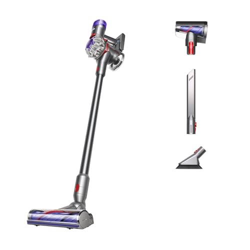 Photo 1 of [FOR PARTS, READ NOTES] NONREFUNDABLE
Dyson V8 Plus Cordless Vacuum, Silver/Nickel