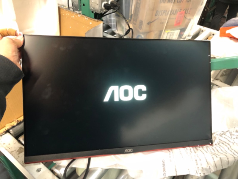 Photo 2 of AOC Gaming 24G2S 24” Frameless Gaming Monitor, Full HD 1920x1080, 165Hz 1ms, Adaptive-Sync, Height Adjustable Stand, Black 24" FHD | VA 165Hz Low Latency