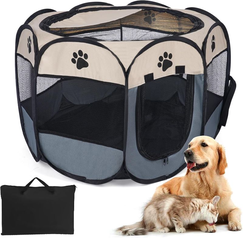 Photo 1 of [READ NOTES]
Pet playpen small 28.5" x 28.5" x 16"