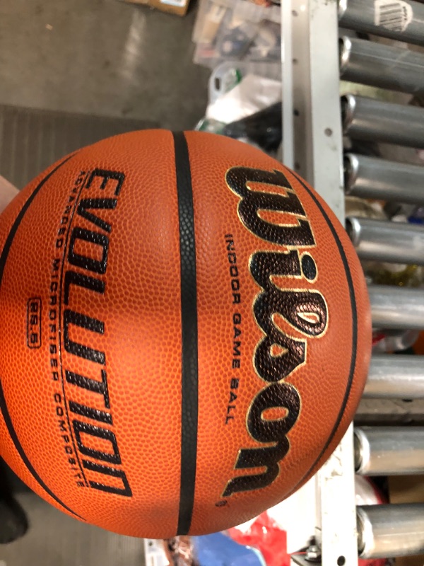 Photo 2 of 
WILSON Evolution Indoor Game Basketballs - Size 5, Size 6 and Size 7