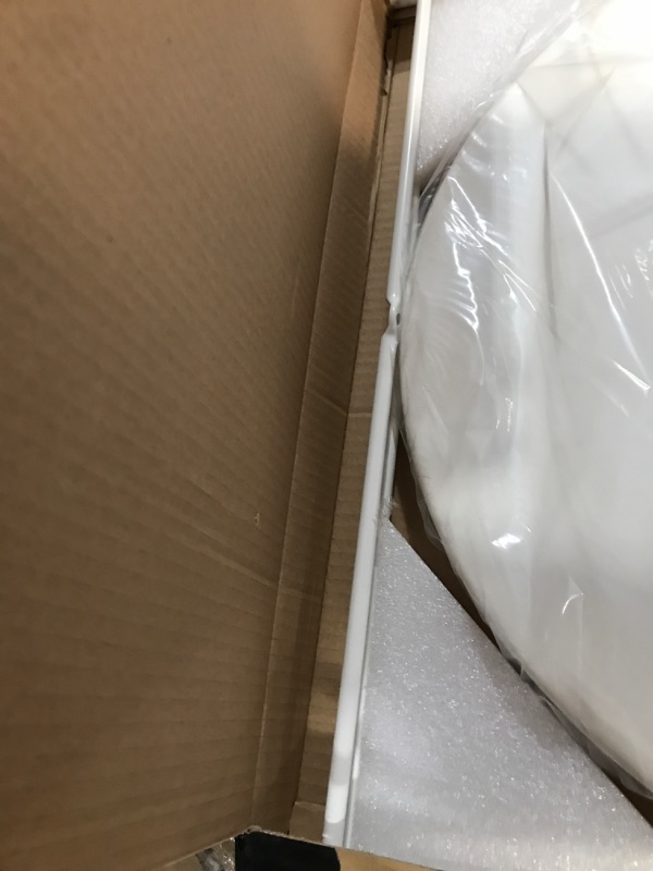 Photo 1 of Fixwal Round Side Table with Fabric Storage Basket, Metal Small Bedside Table Nightstand with Removable Tray for Living Room, Bedroom, Nursery, Laundry, Mint Green Blue