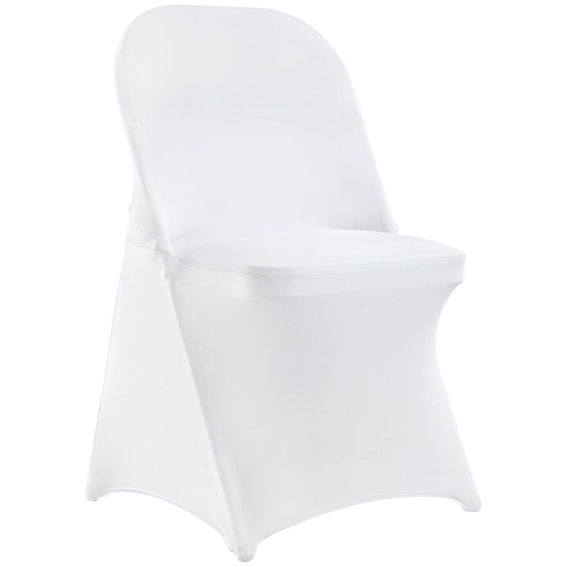 Photo 1 of **5 PACK BUNDLE - NON REFUNDABLE**
VEVOR White Stretch Spandex Chair Covers - 13"D x 17.5"W x 33"H
