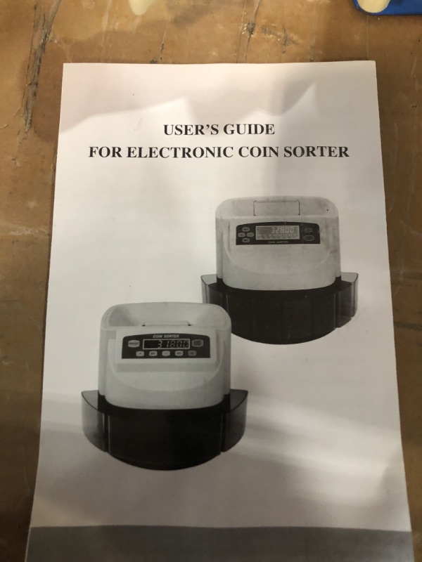 Photo 3 of Electronic USD Coin Sorter and Counter with LCD Display, Sorts 270 Coins Per Minute into Coin Wrappers or Bins, Coin Wrapper Tubes Included by EX ELECTRONIX EXPRESS