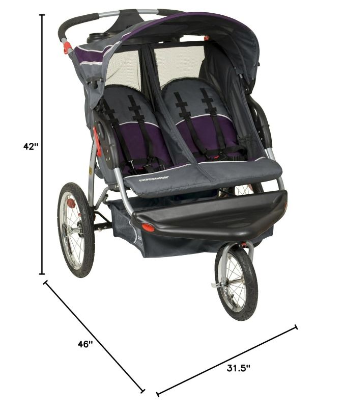 Photo 5 of (READ FULL POST) Baby Trend Expedition Double Jogger Stroller, Elixer
