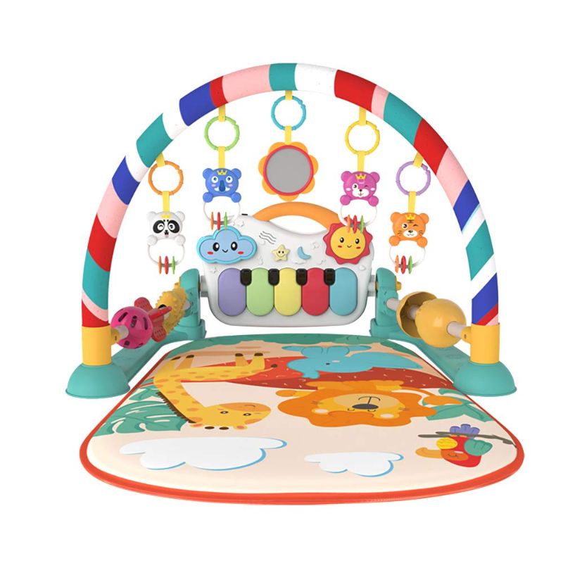 Photo 1 of Eners Baby Gyms Play Mats Musical Activity Center Baby Piano Gym Mat Tummy Time 