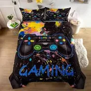 Photo 1 of (for reference)
Gamer Comforter Sets for Teen Boys,Gaming Bedding Sets Twin,Video Game Bedspread,Game Gamepad Bed Set,Controller Bedding Gamer Home Decor 3 Piece 1 Comforter and 2 Pillowcases