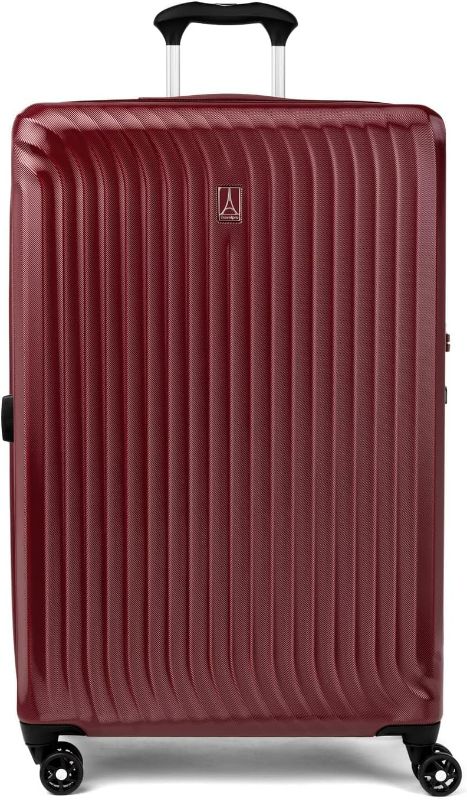 Photo 1 of (READ FULL POST) Travelpro Maxlite Air Hardside Expandable Carry on Luggage, 8 Spinner Wheels, Lightweight Hard Shell Polycarbonate Suitcase, Cabernet, Checked Large 28-Inch Checked-Large 28-Inch Cabernet