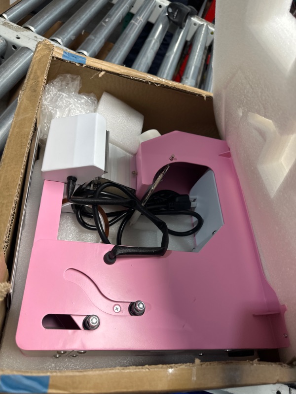 Photo 1 of ***USED - LIKELY MISSING PARTS - UNABLE TO VERIFY FUNCITONALITY***
Auto Hat Heat Press Machine, Automatic Hat Press Heat Machine for Caps T-Shirts Bags, DIY Sublimation Hat Press Cap Press Auto Open & Release & Digital Press Knob-Style Control Panel (Pink