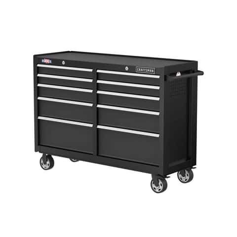 Photo 1 of Craftsman S2000 52 in. 10 drawer Steel Rolling Tool Cabinet 32.4 in. H X 19 in. D