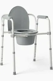 Photo 1 of 
Homecraft Deluxe Bariatric Drop Arm Commode, 1000 Pound Weight Capacity, Adjustable Height Bedside or Over-the-Toilet Commode, Designed for Patients 