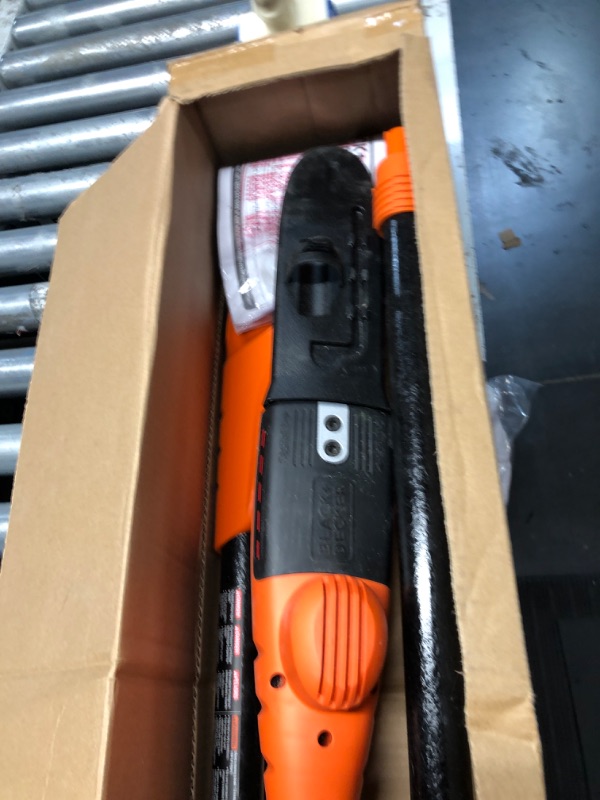 Photo 2 of ***USED - NO BATTERY - UNABLE TO TEST***
BLACK+DECKER 20V Max Pole Saw for Tree Trimming, Cordless, with Extension up to 14 ft., Bare Tool Only (LPP120B)