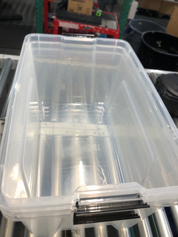 Photo 3 of (incomplete)(see all images) IRIS USA 72 Qt. Plastic Storage Bin Tote Organizing Container 