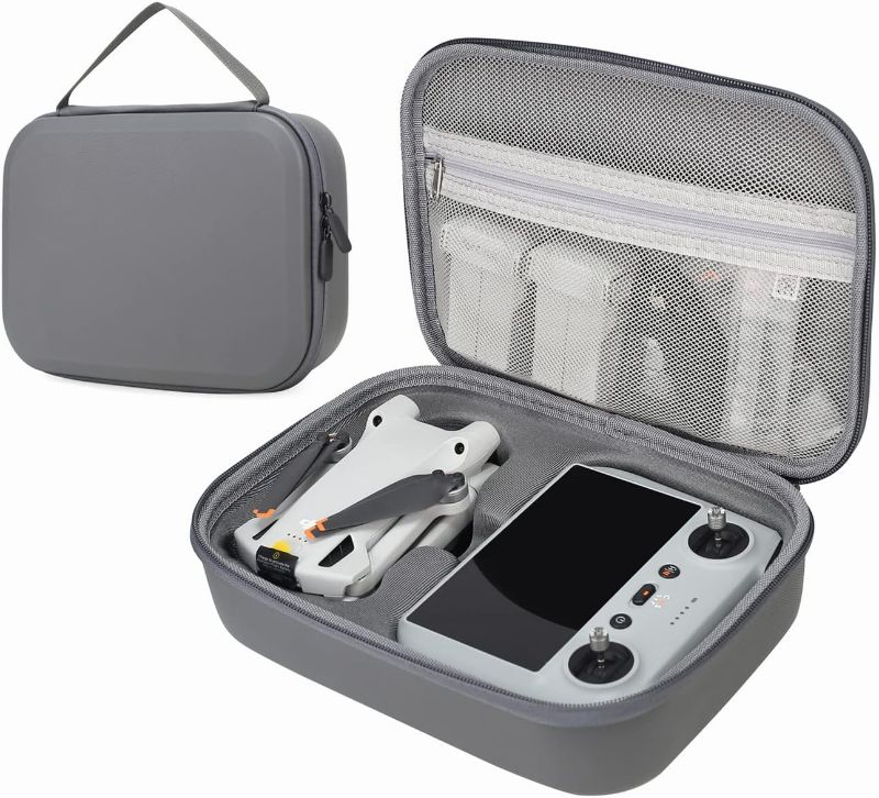 Photo 1 of 
Flyekist Storage Bag -Newest Mini 3 Pro Drone Case Hard Shell Travel Carrying case Compatible with DJI Mini 3 Pro, DJI RC/DJI RC-N1 Remote