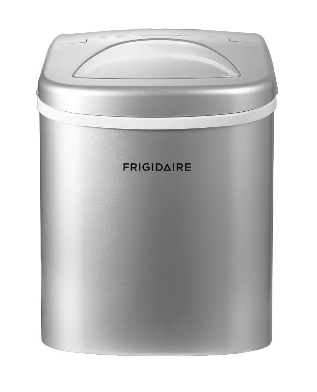 Photo 1 of 
Frigidaire EFIC108-SILVER Counter top Portable, 26 lb per Day Ice Maker Machine, Silver
