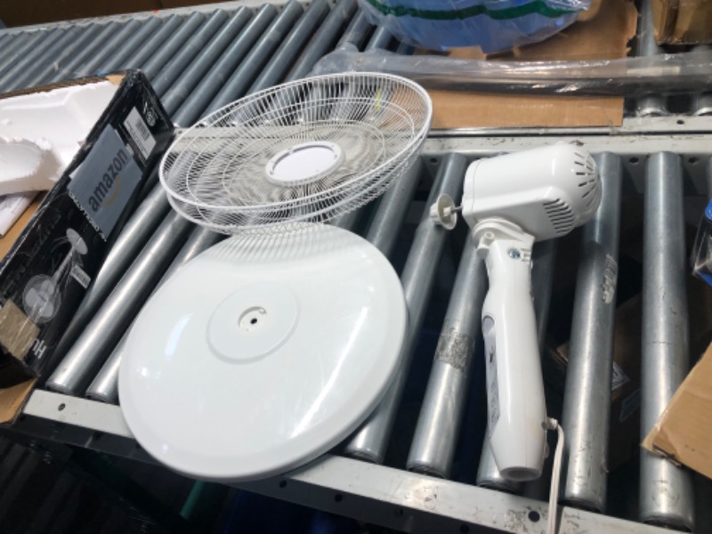 Photo 3 of ***USED - MISSING PARTS - DOESN'T TURN ON - SEE COMMENTS***
Hurricane - Supreme Oscillating Stand Fan w/ Remote - 16 in - White