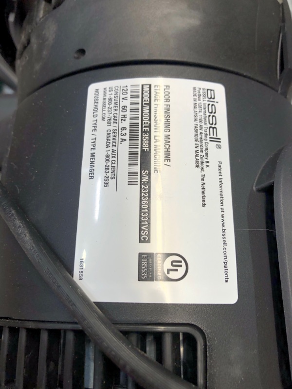 Photo 1 of ***HEAVILY USED AND DIRTY - POWERS ON - UNABLE TO TEST FURTHER - ACCESSORIES MISSING***
BISSELL ProHeat 2X Revolution Pet Pro Plus, 3588F, Upright Deep Cleaner