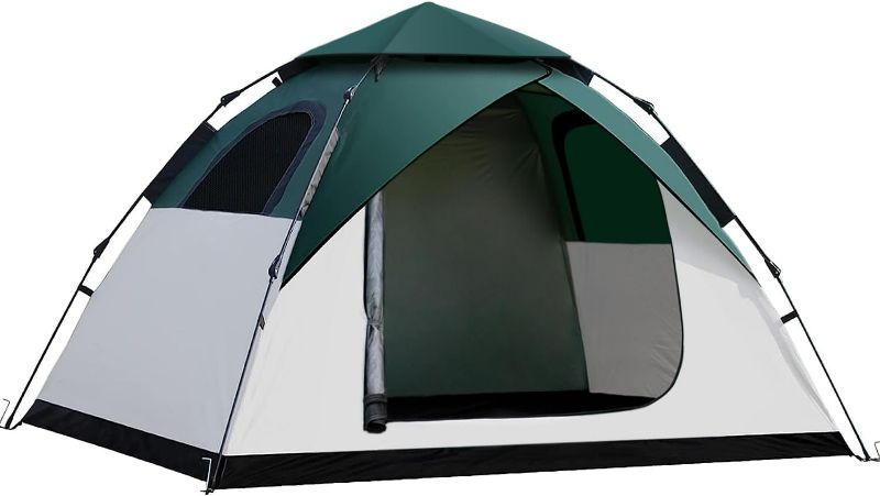 Photo 1 of anngrowy Camping Tent 2 Person Instant Family Tent Pop Up Tents