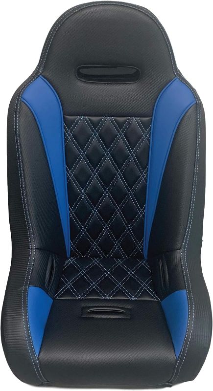 Photo 1 of UTV Junior Seat (Fits Stock and Aftermarket Seats) (Blue Seat - Black 5 Point Harness) Blue - 5 Point Harness