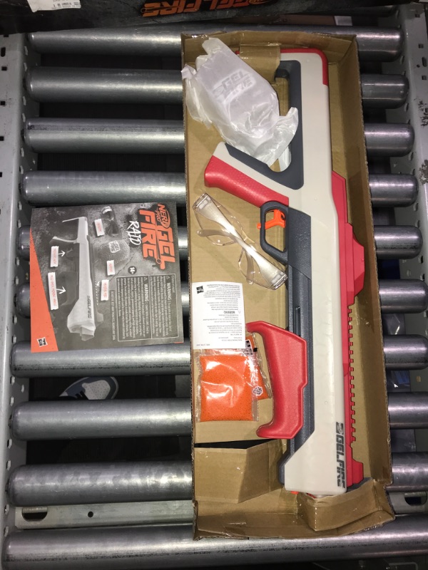 Photo 2 of (READ FULL POST) Nerf Pro Gelfire Raid Blaster, Fire 5 Rounds at Once, 10,000 Gel Rounds, 800 Round Hopper, Eyewear, Toys for Teens Ages 14 & Up