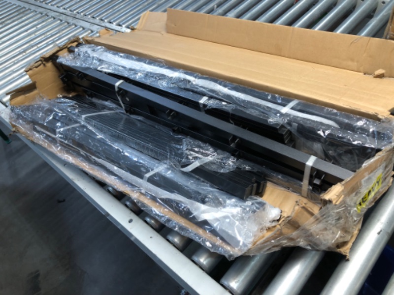Photo 1 of ***USED - MISSING HARDWARE - OTHER PARTS LIKELY MISSING AS WELL - UNABLE TO VERIFY FUNCTIONALITY***
ALDRICH Metal Bed Frame Queen Size - 16 Inch Tall Black Basic Anti Squeak Steel Slats Platform, Easy Assembly Heavy Duty Noise Free Bedframes, No Box Sprin