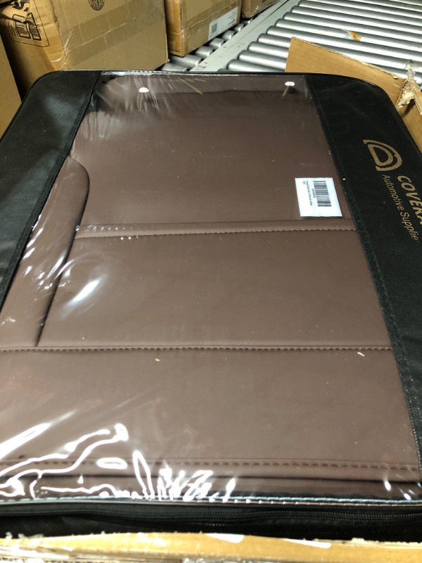 Photo 2 of Coverado Car Seat Covers 5 Pieces, Waterproof Nappa Leather Auto Seat Protectors Full Set, Universal Car Interiors Fit for Most Sedans SUV Pick-up Truck, Brown Brown FullSetB09DS9DFCL
