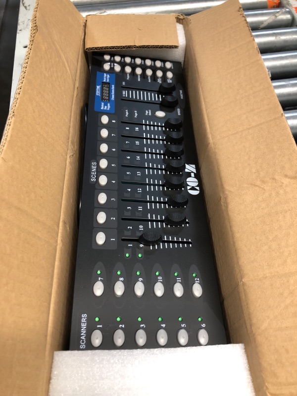 Photo 2 of Dmx Controller 192 Channel Dmx Light Controller for Dj Lights, Dmx Controllers with XLR Cables Dmx 512 Controller, Dmx512 Lighting Controller Dmx Control Board for Stage Lights Dmx Console