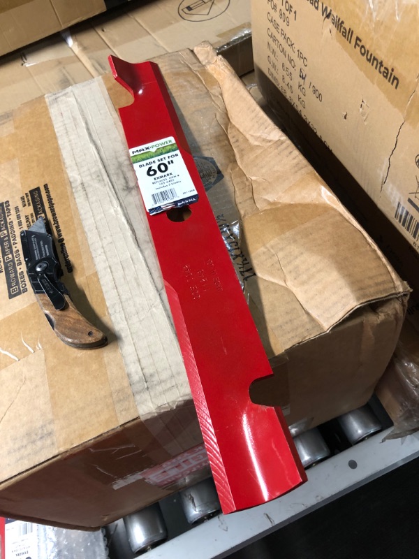 Photo 3 of (READ FULL POST) (SINGLE) Maxpower 561139B Heavy Duty  60" Cut Exmark, Replaces OEM no. 103-6403, 103-6403-S, Red & Stens N