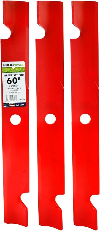 Photo 1 of (READ FULL POST) (SINGLE) Maxpower 561139B Heavy Duty  60" Cut Exmark, Replaces OEM no. 103-6403, 103-6403-S, Red & Stens N