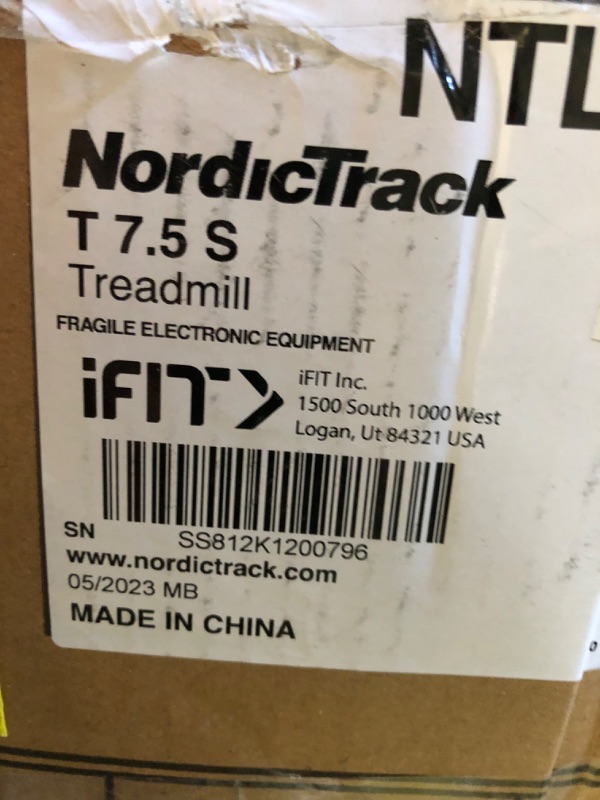 Photo 4 of **HAS FACTORY BANDS ON IT***NordicTrack T Series Treadmills 7 Inches NordicTrack T 7.5 S Treadmill