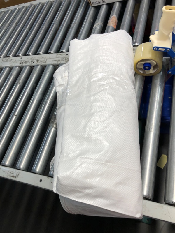 Photo 2 of  Bulk Bag, 1 One Ton Bag, 35"L x 35"W x 43"H, 2200lbs SWL, Duffle Top Flat Bottom, Woven Polypropylene Bags