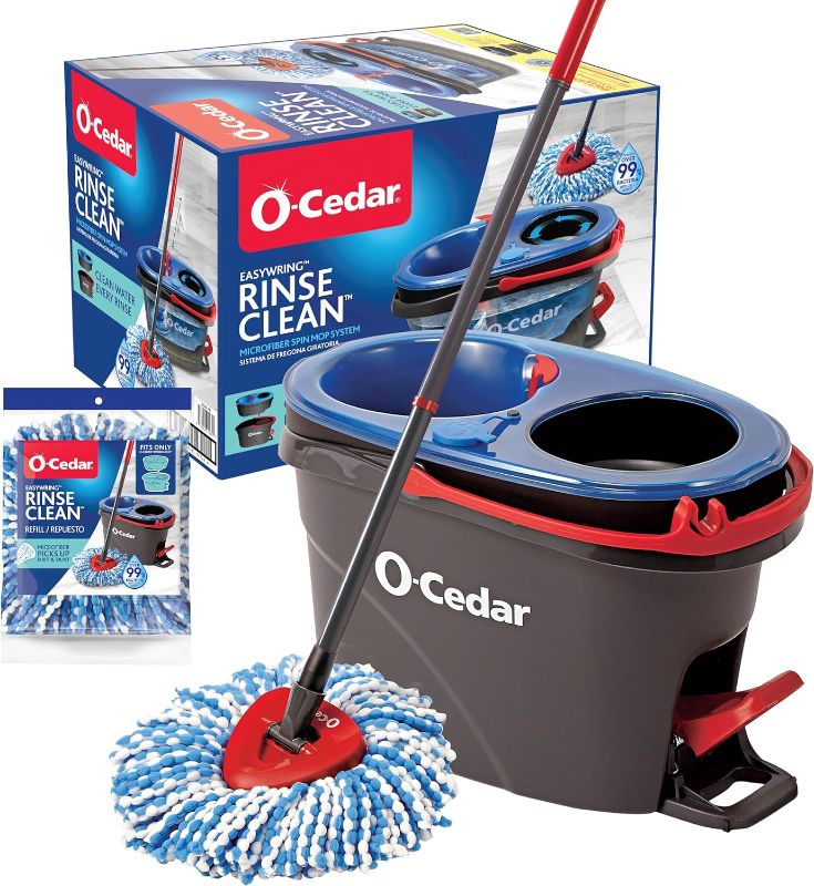 Photo 1 of ***USED - LIKELY MISSING PARTS***
Easy Wring Rinse Clean Deep Clean Microfiber Spin Mop and Bucket System