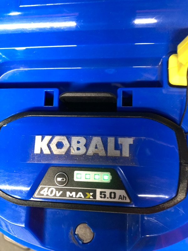 Photo 4 of **Missing bolt for handle**unable to test***Kobalt Gen4 40-volt 20-in Cordless Push Lawn Mower 6 Ah (1-Battery and Charger Included)