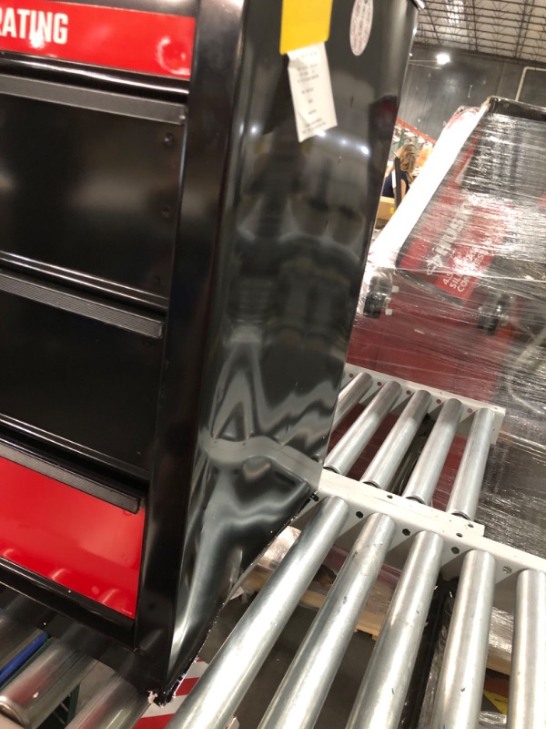 Photo 5 of **damaged, has dent on the side ***CRAFTSMAN 1000 Series 26.5-in W x 32.5-in H 4-Drawer Steel Rolling Tool Cabinet (Black)
