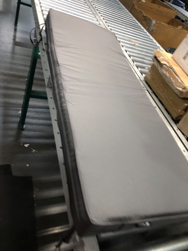 Photo 1 of ***USED - DIRTY - NO PACKAGING***
Favoyard Outdoor Bench Cushion 48 x 18 Inch Waterproof Patio Furniture Cushions 3-year Color Fastness Garden Sofa Settee Couch Swing Pads with Handle and Adjustable Straps, Dark Gray