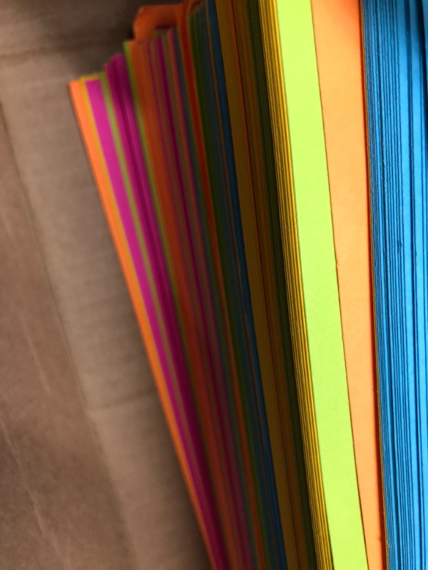 Photo 3 of Astrobrights Mega Collection, Colored Cardstock,"Brilliant" 5-Color Assortment, 320 Sheets, 65 lb/176 gsm, 8.5" x 11" - MORE SHEETS! (91687), Assorted