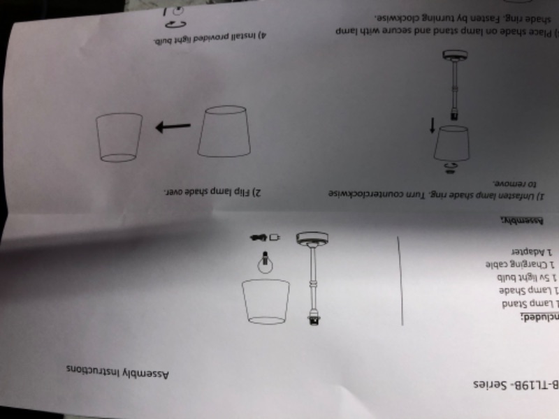 Photo 5 of ***USED - LIKELY MISSING PARTS - UNABLE TO VERIFY FUNCTIONALITY***
O’Bright Seraph - Cordless LED Table Lamp with Dimmer, Built-in Rechargeable Battery, 3-Level Brightness, Patio Table Lamp, Bedside Night Lamp, Ambient Light for Restaurant, Brushed Nickel