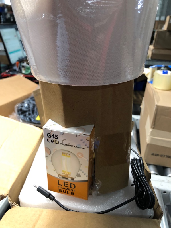 Photo 4 of ***USED - LIKELY MISSING PARTS - UNABLE TO VERIFY FUNCTIONALITY***
O’Bright Seraph - Cordless LED Table Lamp with Dimmer, Built-in Rechargeable Battery, 3-Level Brightness, Patio Table Lamp, Bedside Night Lamp, Ambient Light for Restaurant, Brushed Nickel