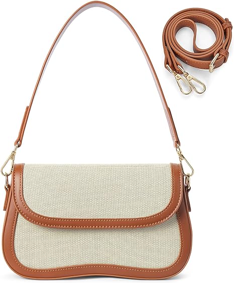 Photo 1 of Telena Shoulder Bag for Women Shoulder Purse Vegan Leather Handbags Crossbody Purses with 2 Removable Strap